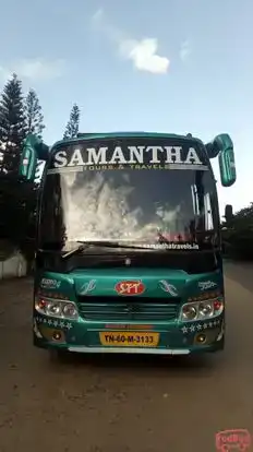 Samantha Travels Bus-Front Image