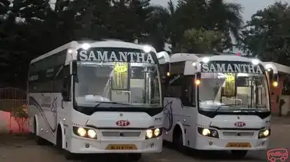 Samantha Travels Bus-Front Image