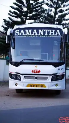 Samantha Travels Bus-Front Image