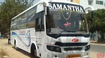Samantha Travels Bus-Front Image