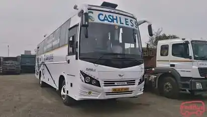 Cashless Tours and Travels Bus-Front Image