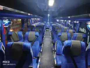 Cashless Tours and Travels Bus-Seats layout Image