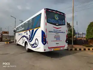 Cashless Tours and Travels Bus-Side Image