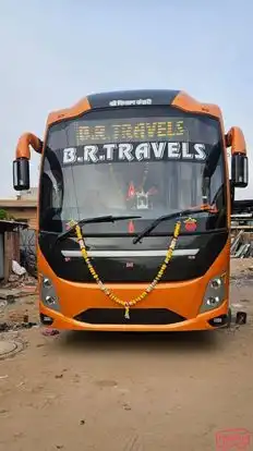 B R Travels Bus-Front Image