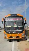 B R Travels Bus-Front Image