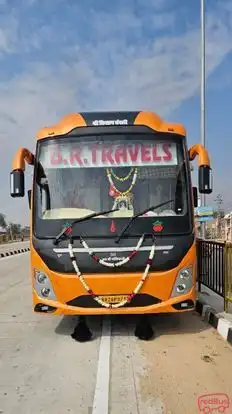 B R Travels Bus-Front Image