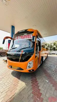 B R Travels Bus-Front Image