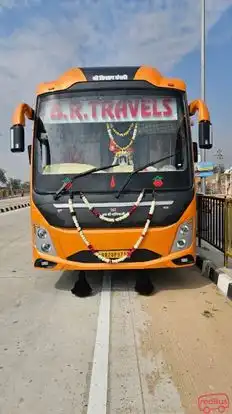 B R Travels Bus-Front Image