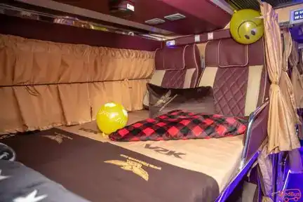 V2K Travels Bus-Front Image