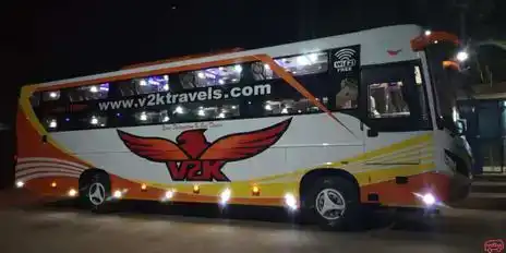 V2K Travels Bus-Seats layout Image