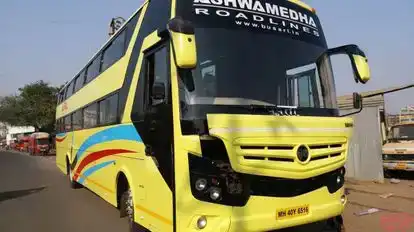 Ashwamedha Roadlines Bus-Front Image
