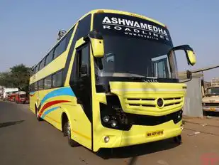 Ashwamedha Roadlines Bus-Front Image