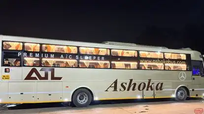 Ashoka Travel and Logistics Bus-Side Image