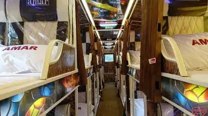 Amar Travels (Agra) Bus-Seats layout Image