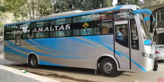 Amaltas Travels Bus-Front Image