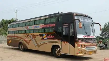 Lalan Travels Bus-Front Image