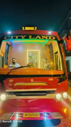 City Land Travels Bus-Front Image