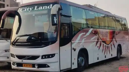 City Land Travels Bus-Front Image