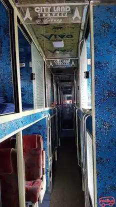 City Land Travels Bus-Seats layout Image