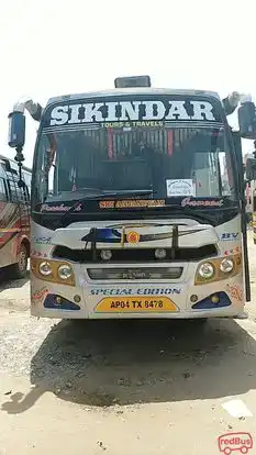 Sikandar Travels Bus-Front Image