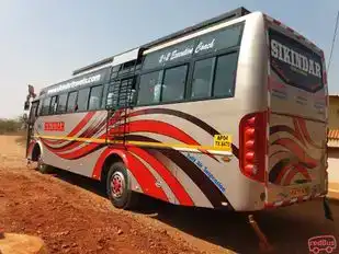 Sikandar Travels Bus-Side Image