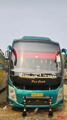 Raj Travels Basti and Transport Bus-Front Image