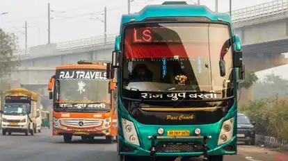 Raj Travels Basti and Transport Bus-Front Image