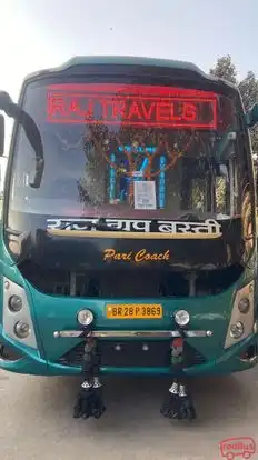 Raj Travels Basti and Transport Bus-Front Image