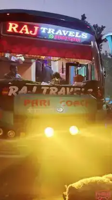 Raj Travels Basti and Transport Bus-Front Image