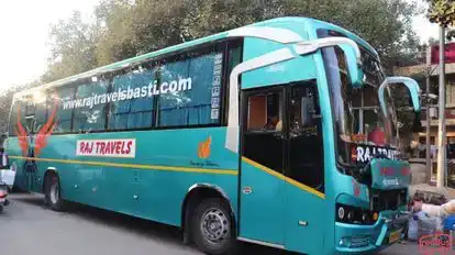 Raj Travels Basti and Transport Bus-Side Image