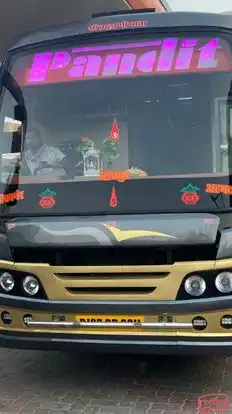 Pandit Travels Bus-Front Image