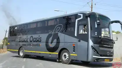 Black Oasis Tours and Travels Bus-Side Image
