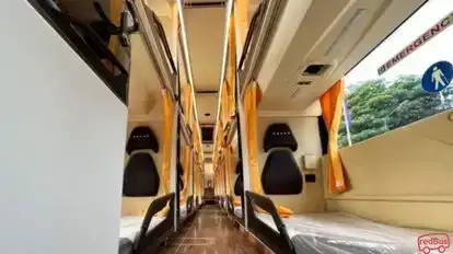 Laxmi holidays Bus-Seats layout Image