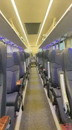 Laxmi holidays Bus-Seats layout Image