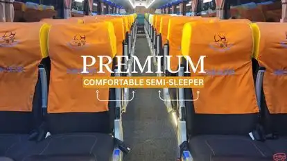 Laxmi holidays Bus-Seats layout Image