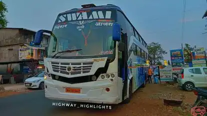 Ajara Travels Bus-Front Image