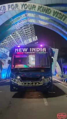 New India Travels Bus-Front Image