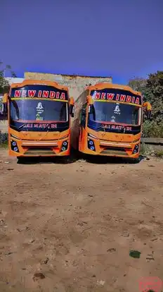 New India Travels Bus-Front Image