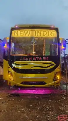 New India Travels Bus-Front Image