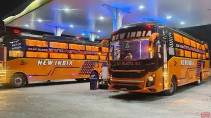 New India Travels Bus-Front Image