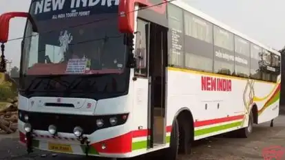 New India Travels Bus-Front Image