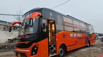 New India Travels Bus-Side Image
