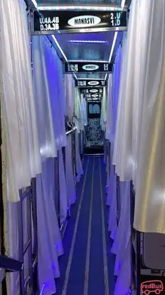 Manasvi Roadlines Bus-Seats layout Image