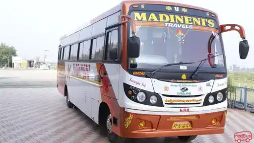 Madineni Car Travels Bus-Front Image