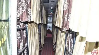 M B Travels Bus-Seats layout Image