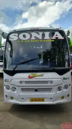 Sonia Travels Bus-Front Image