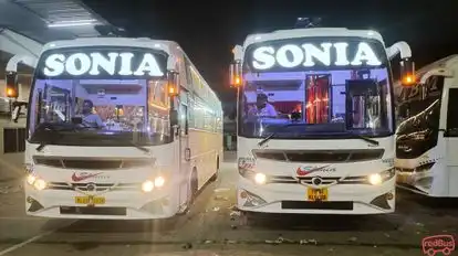 Sonia Travels Bus-Front Image