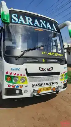 Saranaa Travels Bus-Front Image