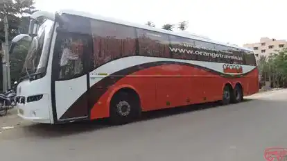 Orange Tours And Travels Bus-Side Image
