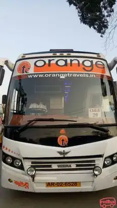 Orange Tours And Travels Bus-Front Image